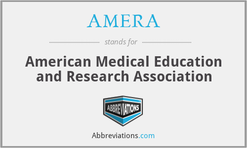 AMERA - American Medical Education and Research Association