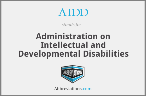 What does AIDD stand for?