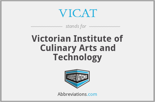 VICAT - Victorian Institute of Culinary Arts and Technology