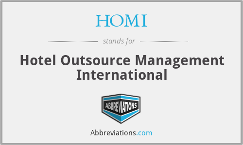 HOMI - Hotel Outsource Management International