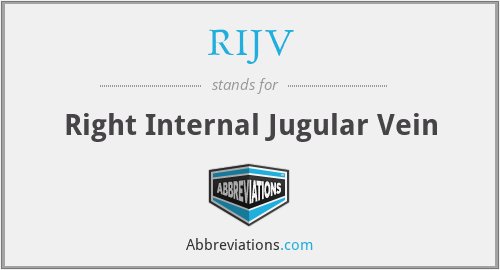 What does RIJV stand for?
