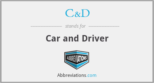 C&D - Car and Driver