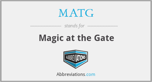 What does MATG stand for?