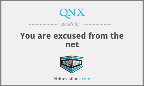 What does QNX stand for?