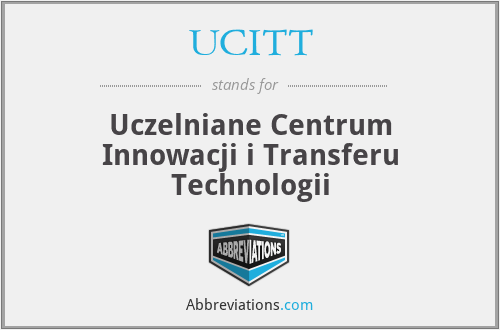 What does UCITT stand for?