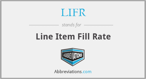 What does LIFR stand for?