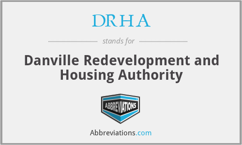 What does DRHA stand for?