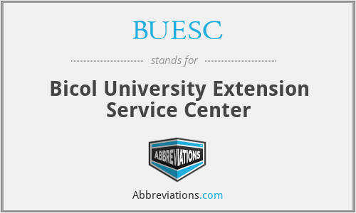 What does BUESC stand for?