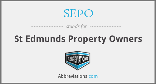 What does SEPO stand for?
