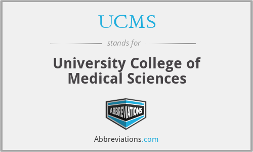 What does UCMS stand for?