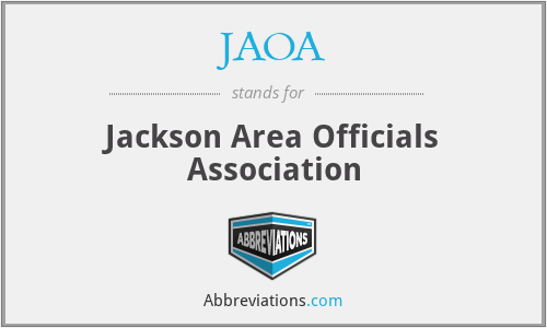 JAOA - Jackson Area Officials Association