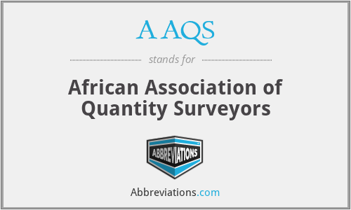 AAQS - African Association of Quantity Surveyors