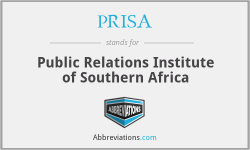 PRISA - Public Relations Institute of Southern Africa