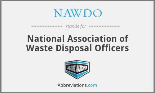 What does NAWDO stand for?