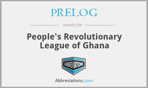 PRELOG - People's Revolutionary League of Ghana