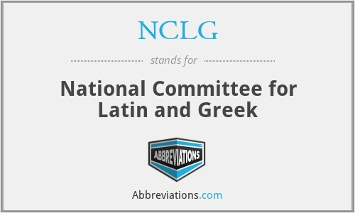 What does NCLG stand for?