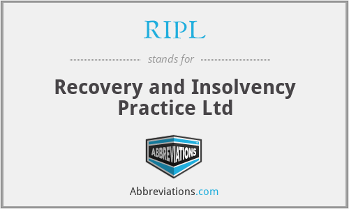 RIPL - Recovery and Insolvency Practice Ltd