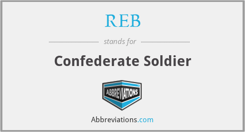 REB - Confederate Soldier