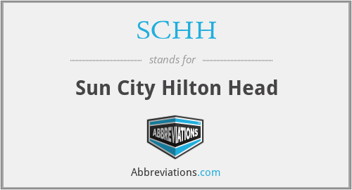 What does SCHH stand for?