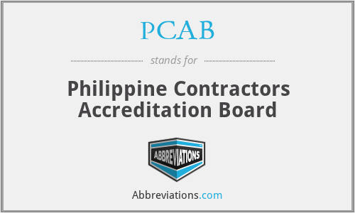 What does PCAB stand for?