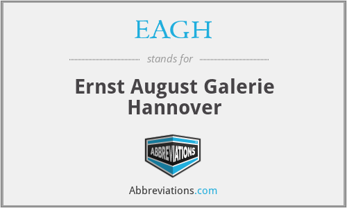 EAGH - Ernst August Galerie Hannover