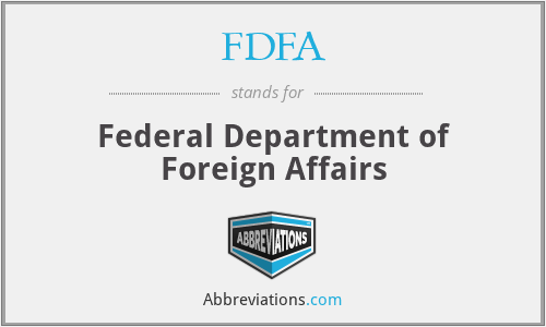 What does FDFA stand for?