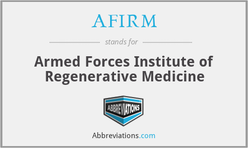 What does AFIRM stand for?