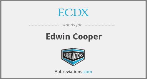 ECDX - Edwin Cooper