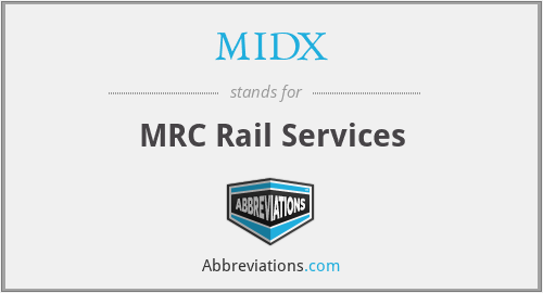 MIDX - MRC Rail Services