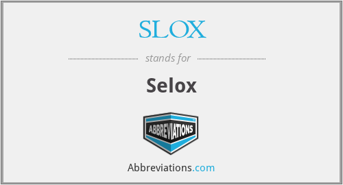 What does SLOX stand for?