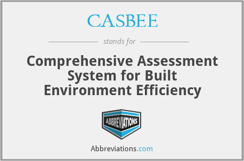 CASBEE - Comprehensive Assessment System for Built Environment Efficiency