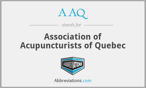 AAQ - Association of Acupuncturists of Quebec