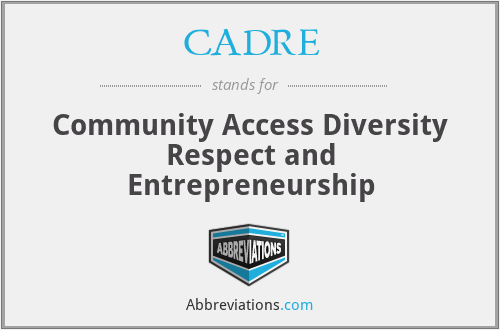 What does CADRE stand for?
