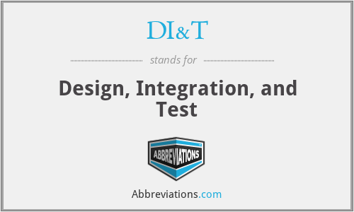 What does DI&T stand for?