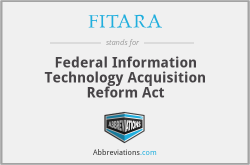 What does FITARA stand for?