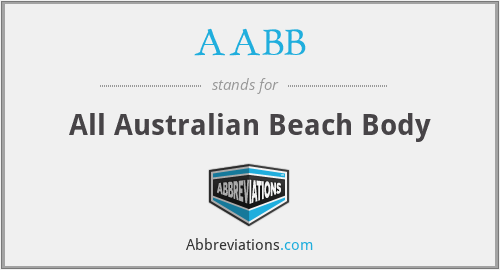 AABB - All Australian Beach Body