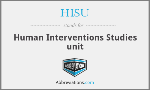 What does HISU stand for?
