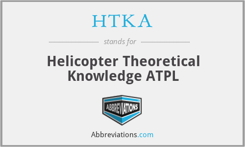 HTKA - Helicopter Theoretical Knowledge ATPL