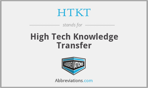HTKT - High Tech Knowledge Transfer