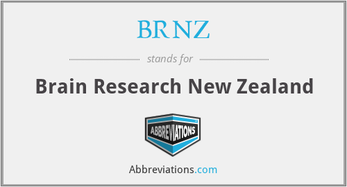 What does BRNZ stand for?