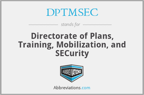 What does DPTMSEC stand for?