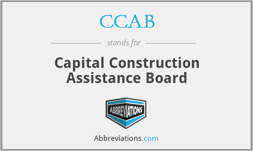 What does CCAB stand for?