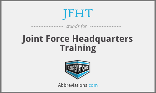 What does JFHT stand for?