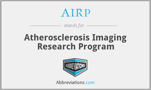 AIRP - Atherosclerosis Imaging Research Program