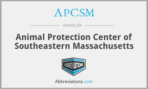 APCSM - Animal Protection Center of Southeastern Massachusetts