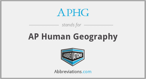 APHG - AP Human Geography