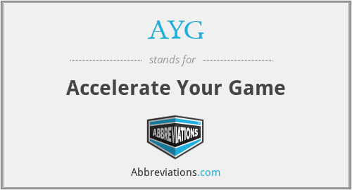 What does AYG stand for?