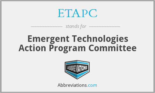 What does ETAPC stand for?