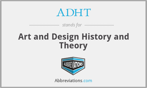 What does ADHT stand for?