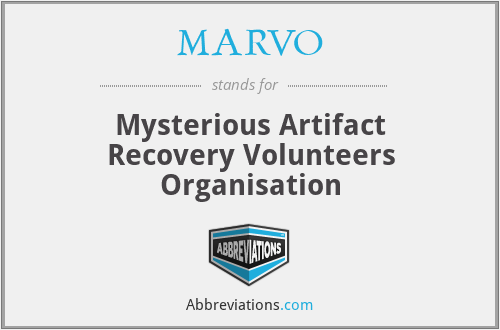 MARVO - Mysterious Artifact Recovery Volunteers Organisation
